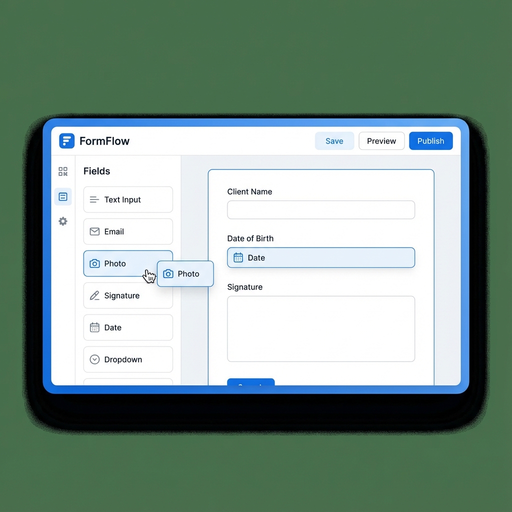 Interface création de formulaires